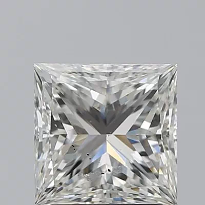 2.12ct H SI2 Very Good Cut Princess Diamond