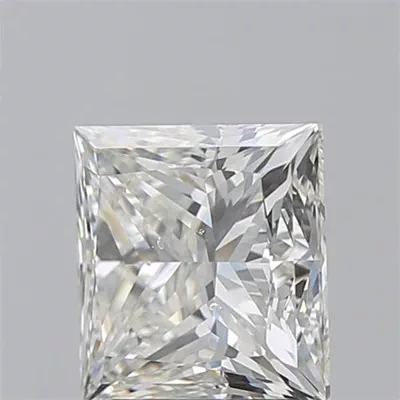 2.21ct I SI2 Rare Carat Ideal Cut Princess Diamond