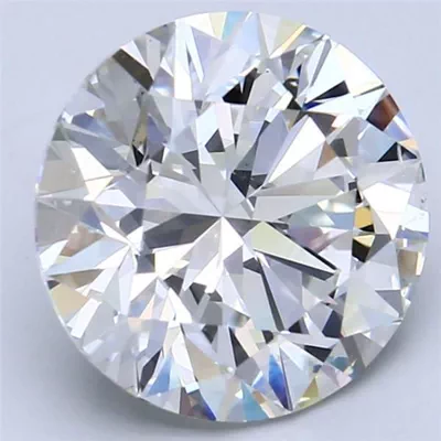 5.02ct H SI1 Rare Carat Ideal Cut Round Diamond