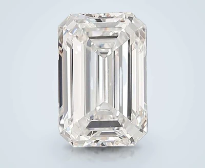 4.02ct F VVS2 Rare Carat Ideal Cut Emerald Lab Grown Diamond