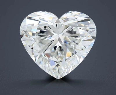 6.04ct E VVS2 Rare Carat Ideal Cut Heart Lab Grown Diamond