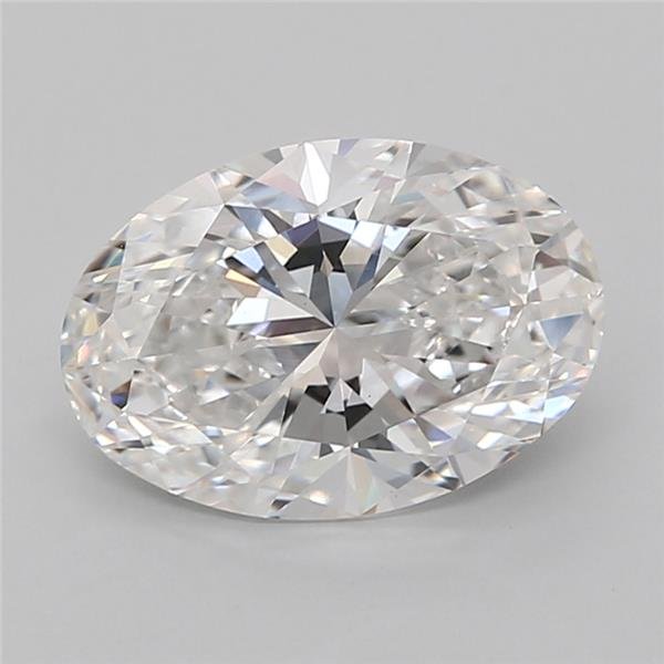 3.07ct E VS1 Rare Carat Ideal Cut Oval Lab Grown Diamond