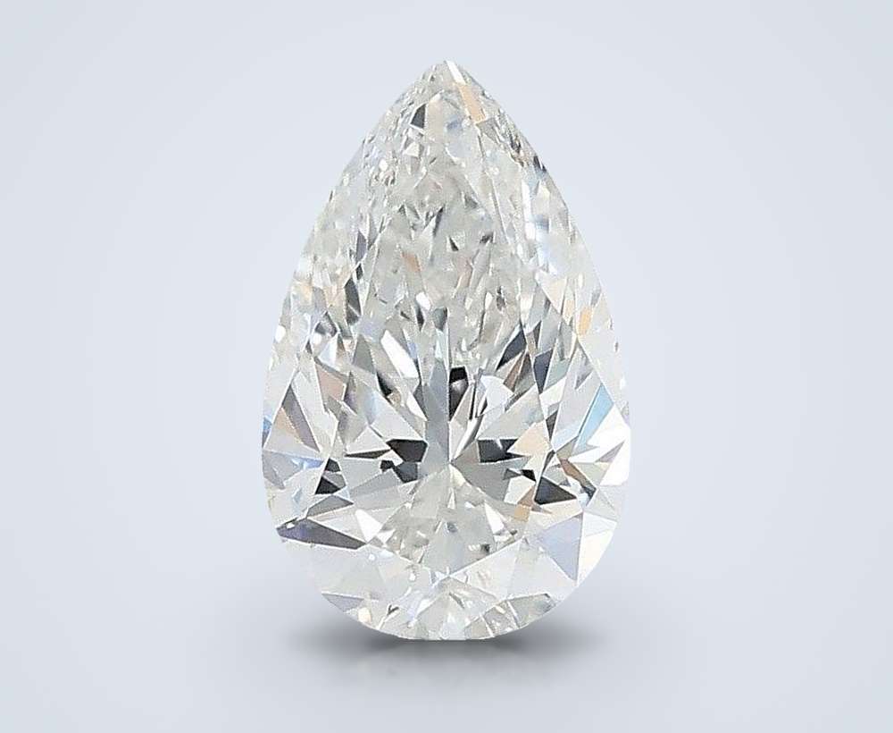 1.21ct E VVS2 Rare Carat Ideal Cut Pear Lab Grown Diamond