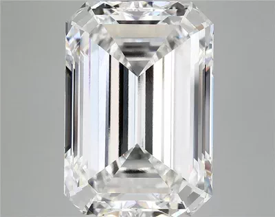 12.61ct F VVS2 Rare Carat Ideal Cut Emerald Lab Grown Diamond