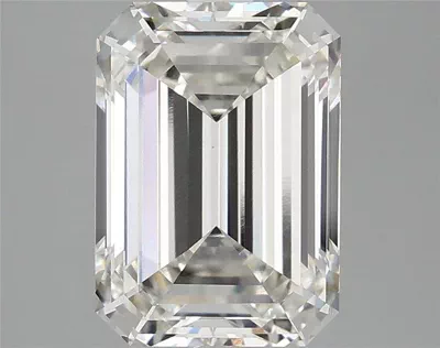3.54ct H VS1 Rare Carat Ideal Cut Emerald Lab Grown Diamond