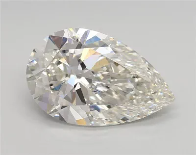 5.12ct G VVS2 Rare Carat Ideal Cut Pear Lab Grown Diamond