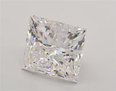 5.05ct E VS1 Rare Carat Ideal Cut Princess Lab Grown Diamond