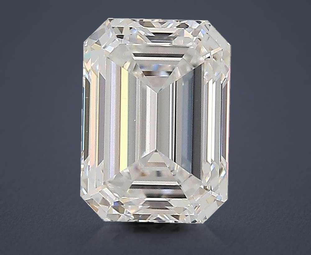 2.04ct D VS2 Very Good Cut Emerald Lab Grown Diamond