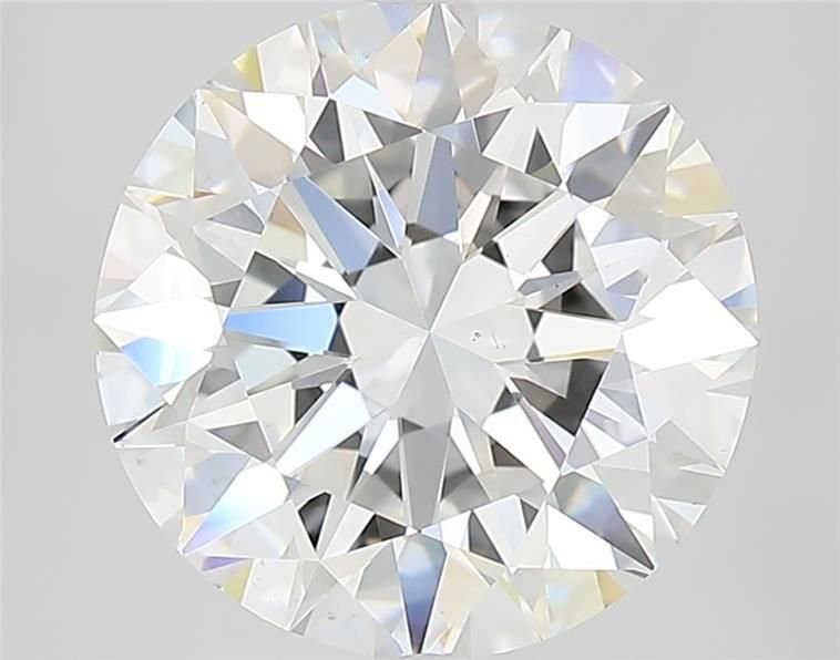 4.01ct F VS2 Rare Carat Ideal Cut Round Diamond