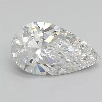 1.82ct F VVS2 Rare Carat Ideal Cut Pear Lab Grown Diamond