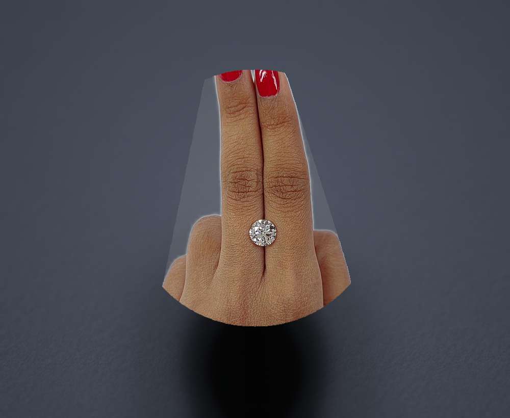 3.00ct D SI2 Rare Carat Ideal Cut Round Diamond