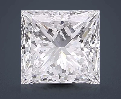 2.01ct E VS1 Rare Carat Ideal Cut Princess Lab Grown Diamond