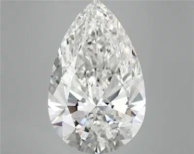 12.03ct F VVS2 Rare Carat Ideal Cut Pear Lab Grown Diamond