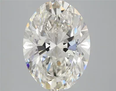 3.01ct H SI1 Very Good Cut Oval Lab Grown Diamond