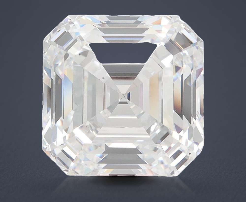6.00ct E VVS1 Rare Carat Ideal Cut Asscher Lab Grown Diamond
