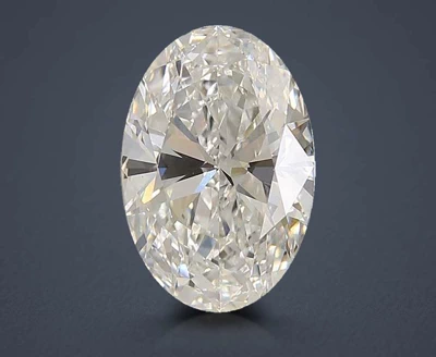3.02ct E VS1 Rare Carat Ideal Cut Oval Lab Grown Diamond