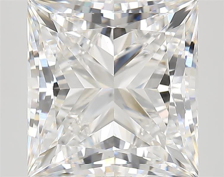 6.07ct F VS1 Rare Carat Ideal Cut Princess Lab Grown Diamond