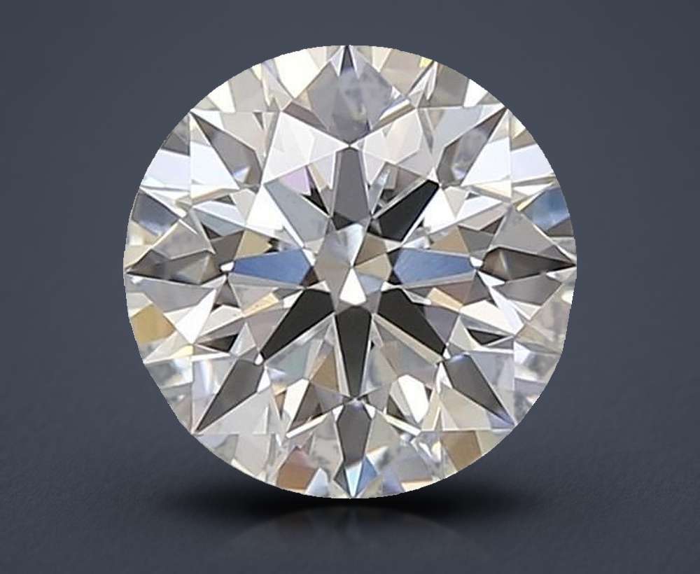 2.03ct E VS2 Rare Carat Ideal Cut Round Lab Grown Diamond