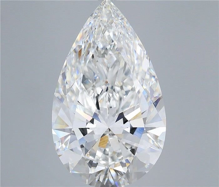 13.09ct E VVS2 Rare Carat Ideal Cut Pear Lab Grown Diamond