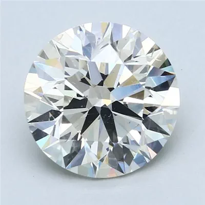4.01ct J SI2 Rare Carat Ideal Cut Round Diamond