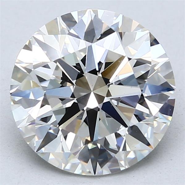 3.01ct G VS1 Rare Carat Ideal Cut Round Lab Grown Diamond