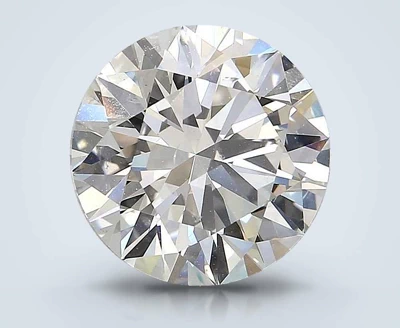 4.05ct I SI1 Rare Carat Ideal Cut Round Diamond