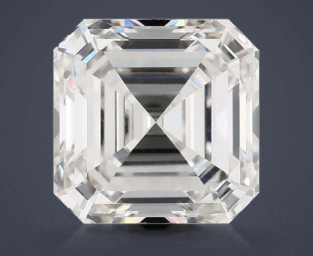 4.04ct F VVS2 Excellent Cut Asscher Lab Grown Diamond