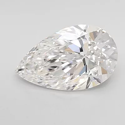 1.51ct E VVS2 Rare Carat Ideal Cut Pear Lab Grown Diamond