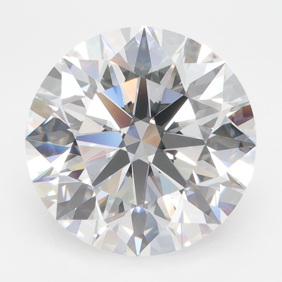 5.04ct D VVS1 Rare Carat Ideal Cut Round Lab Grown Diamond