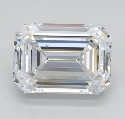 2.01ct D VS2 Rare Carat Ideal Cut Emerald Lab Grown Diamond