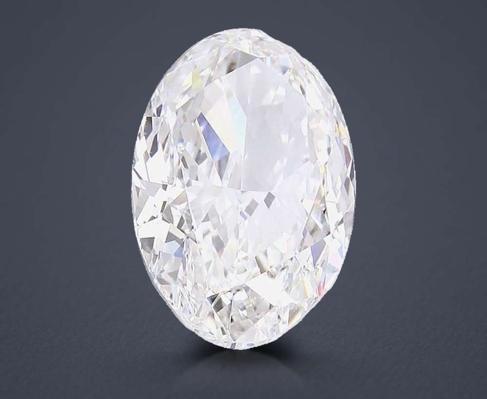 20.05ct F VVS2 Rare Carat Ideal Cut Oval Lab Grown Diamond