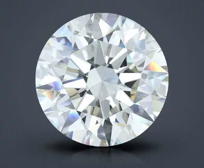 8.47ct K VVS2 Rare Carat Ideal Cut Round Diamond