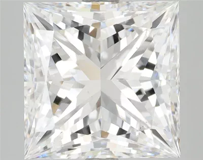 5.03ct D VS2 Rare Carat Ideal Cut Princess Diamond