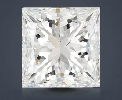 5.03ct D VS2 Rare Carat Ideal Cut Princess Diamond