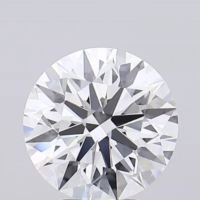 4.28ct D FL Rare Carat Ideal Cut Round Lab Grown Diamond