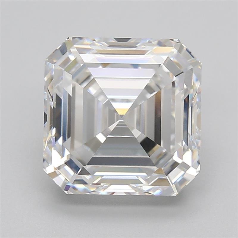 6.32ct D VVS2 Rare Carat Ideal Cut Asscher Lab Grown Diamond