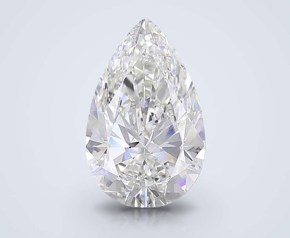 15.06ct F VVS2 Rare Carat Ideal Cut Pear Lab Grown Diamond