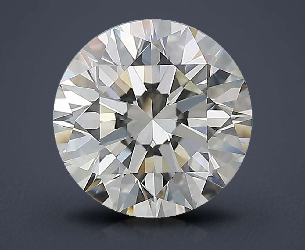 2.51ct J VS1 Rare Carat Ideal Cut Round Diamond