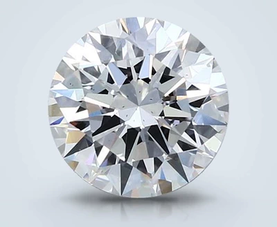 2.25ct E SI1 Rare Carat Ideal Cut Round Lab Grown Diamond