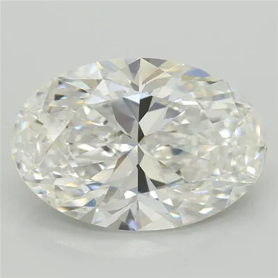 6.73ct E VS1 Rare Carat Ideal Cut Oval Lab Grown Diamond