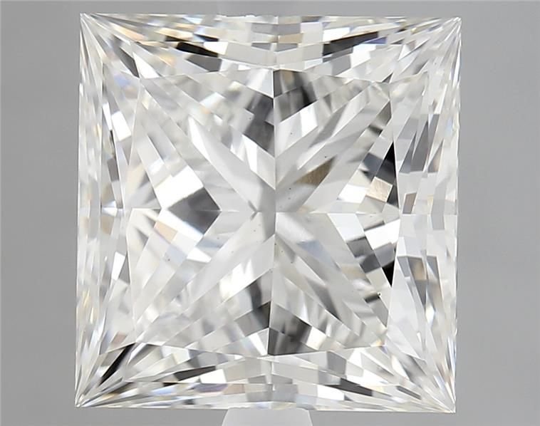 4.52ct H VS1 Rare Carat Ideal Cut Princess Lab Grown Diamond