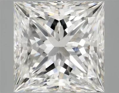 5.07ct G VS2 Rare Carat Ideal Cut Princess Lab Grown Diamond