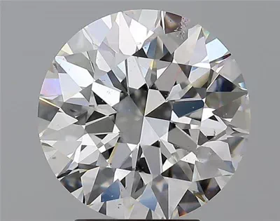 3.02ct H SI1 Rare Carat Ideal Cut Round Diamond