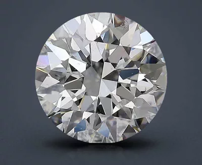3.02ct H SI1 Rare Carat Ideal Cut Round Diamond
