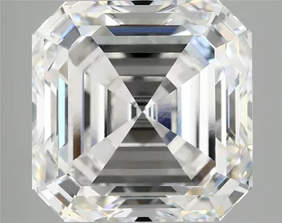 7.09ct F VVS2 Excellent Cut Asscher Lab Grown Diamond