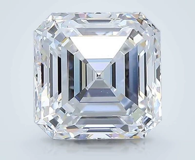 3.00ct D IF Rare Carat Ideal Cut Asscher Diamond
