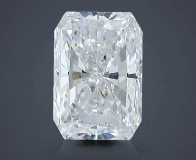 4.02ct D VS2 Very Good Cut Radiant Lab Grown Diamond