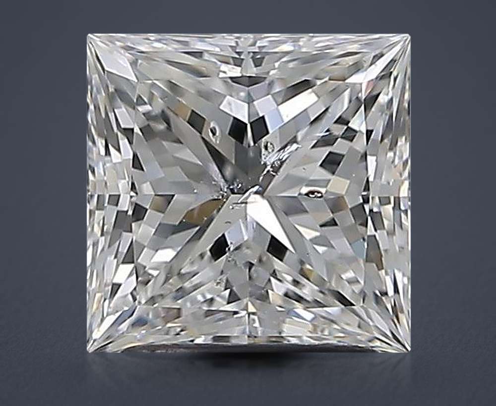 2.01ct G SI2 Rare Carat Ideal Cut Princess Diamond