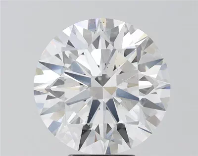 5.10ct F SI1 Rare Carat Ideal Cut Round Lab Grown Diamond