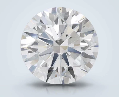 5.10ct F SI1 Rare Carat Ideal Cut Round Lab Grown Diamond
